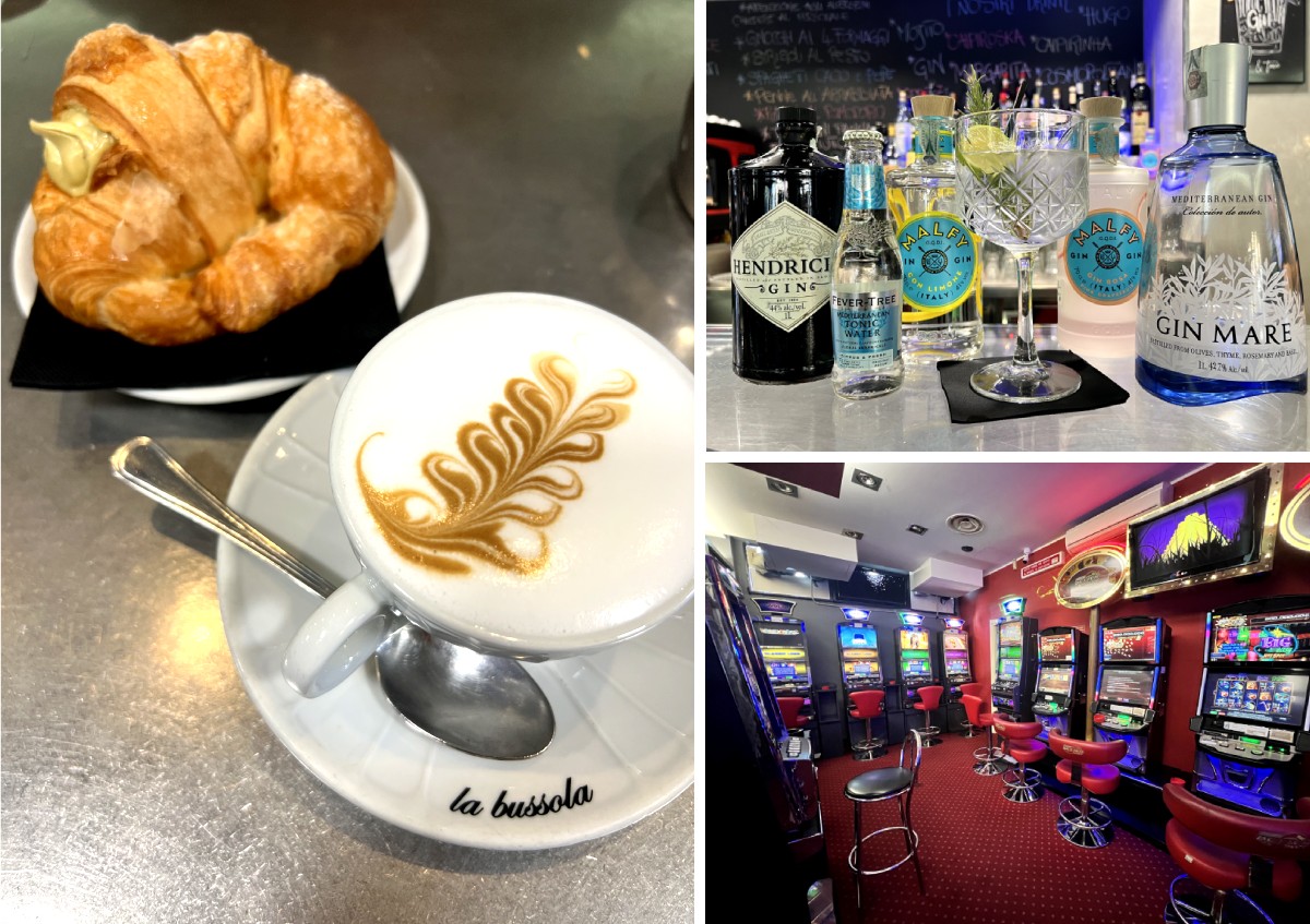Bar La Bussola Varese - Gustose colazioni, Gintonicheria, Sala slot dedicata